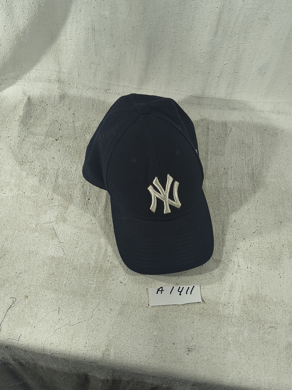 New Era Navy Cap with White NY Emblem